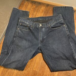 Levis 559 Straight Leg Jeans Men’s Size W 32 L 34 Dark Blue denim Pants